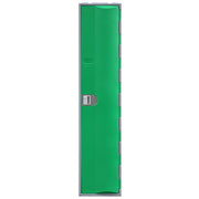 Steelco Heavy Duty HDPE Locker - Full Height Single Door Green
