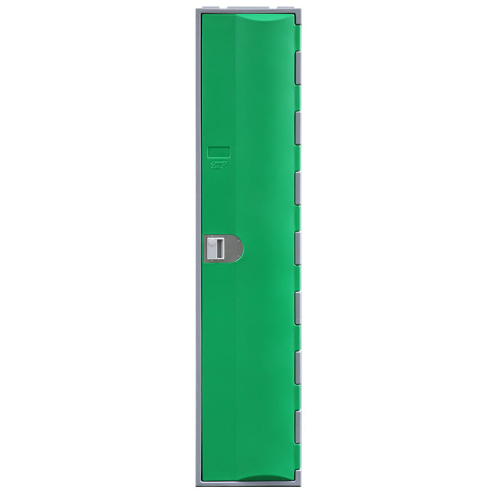 Steelco Heavy Duty HDPE Locker - Full Height Single Door Green