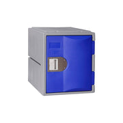 Steelco Single Door Heavy Duty HDPE Locker Quarter Height Navy Blue
