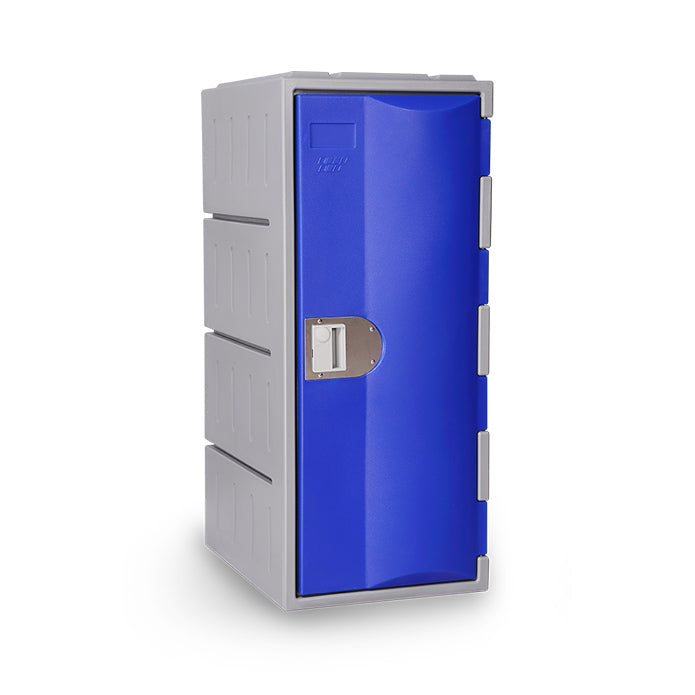 Steelco Single Door Heavy Duty HDPE Locker Half Hight Navy Blue