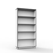 Rapidline Infinity Bookcase 900W x 315D x 1800H Natural White