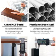 Mobile Twin Laptop Computer Desk