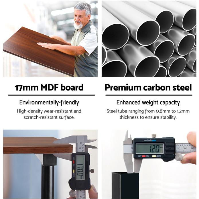 Mobile Twin Laptop Computer Desk