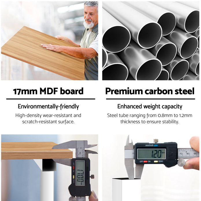 Mobile Twin Laptop Computer Desk