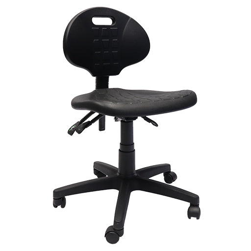 Rapidline Secret Lab Executive Chair With Black Nylon Base and Castors Wheels