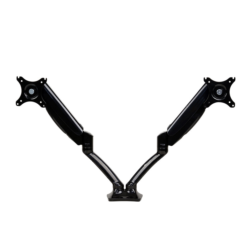 2 Arms Adjustable Monitor Screen Holder - Black