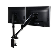 2 Arms Adjustable Monitor Screen Holder - Black