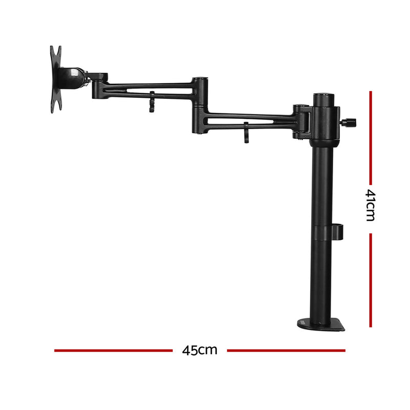 Adjustable Monitor Arm Desk Mounted - Black