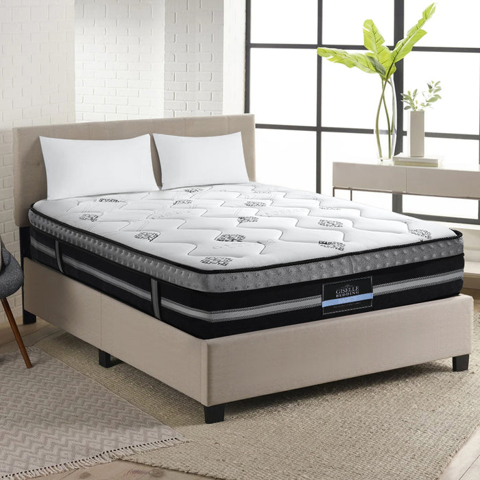 Giselle Bedding Galaxy Euro Top Cool Gel Pocket Spring Mattress 35cm Thick