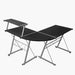 Pull out table desk black
