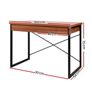 Artiss Metal Desk with Drawer
