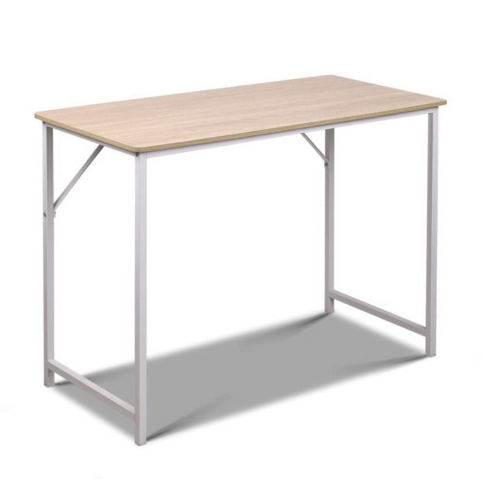 Artiss Minimalist Metal Computer Study Desk - White