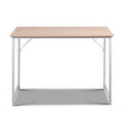 Artiss Minimalist Metal Computer Study Desk - White