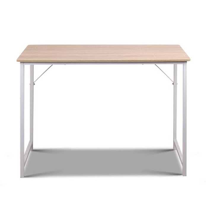 Artiss Minimalist Metal Computer Study Desk - White