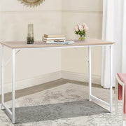 Artiss Minimalist Metal Computer Study Desk - White