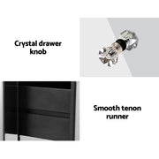 Artiss Quenn Mirror Bedside Table