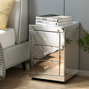 Artiss Presia Mirror Bedside Table