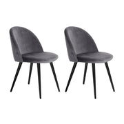 Artiss Set of 2 Velvet Modern Dining Chair