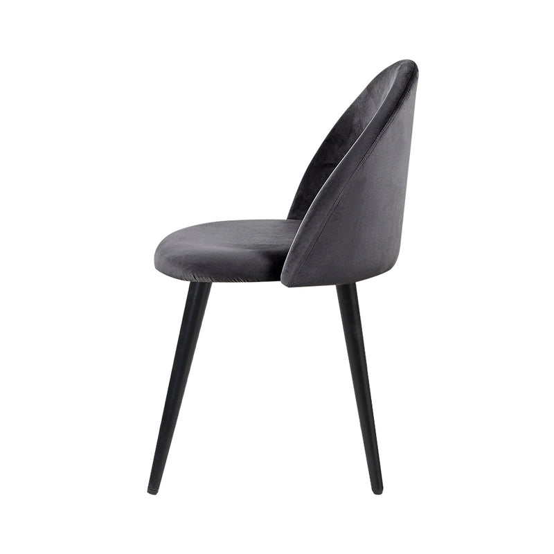 Artiss Set of 2 Velvet Modern Dining Chair