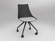 Luna Chair with Castor Base