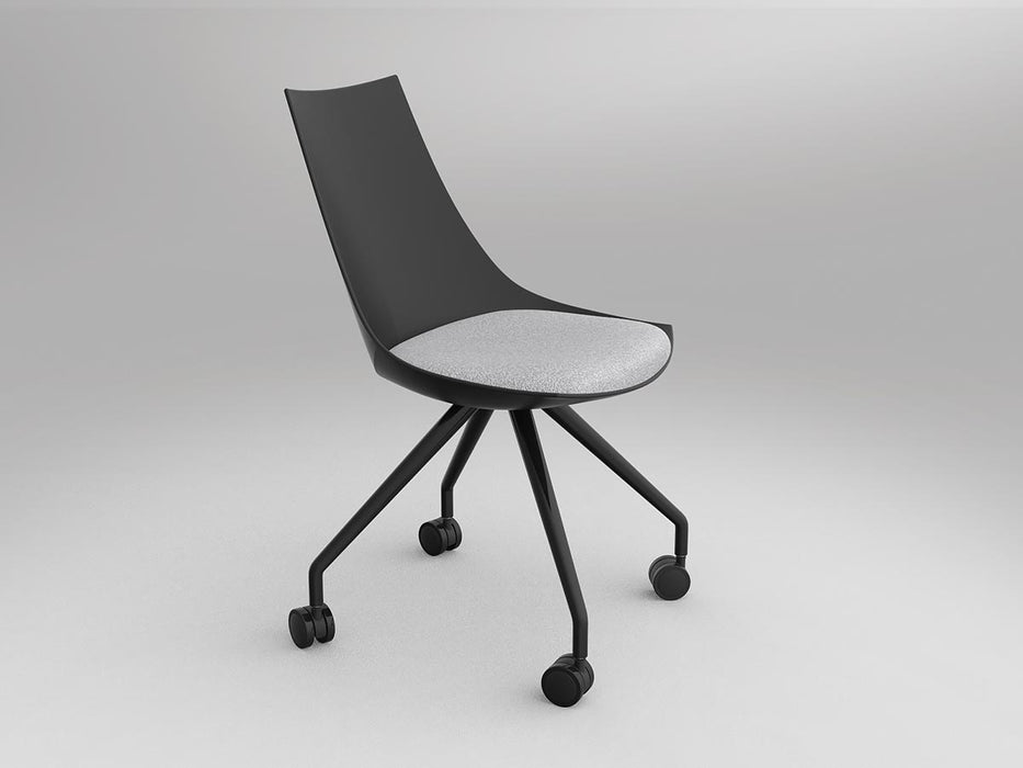 Luna Chair with Castor Base