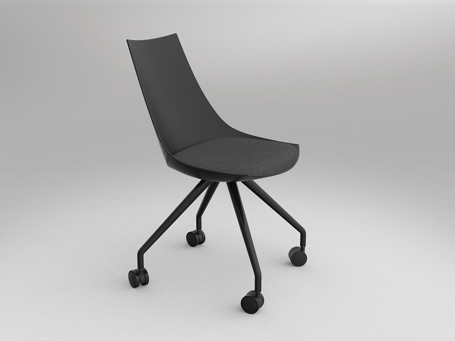 Luna Chair with Castor Base