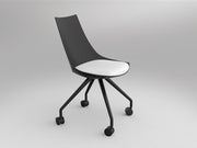 Luna Chair with Castor Base