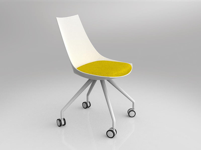 Luna Chair with Castor Base