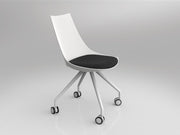 Luna Chair with Castor Base