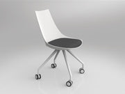 Luna Chair with Castor Base