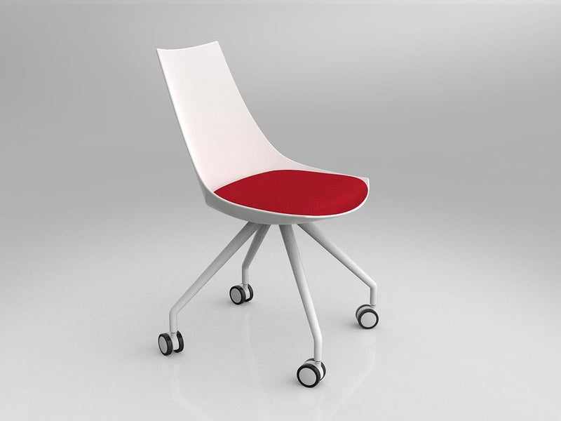 Luna Chair with Castor Base