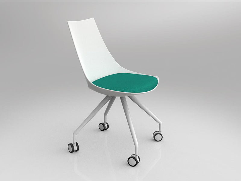 Luna Chair with Castor Base