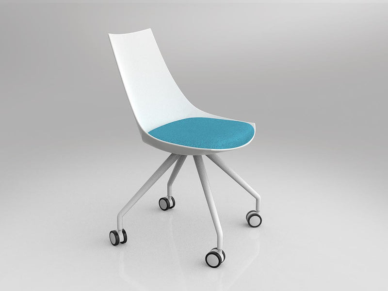 Luna Chair with Castor Base