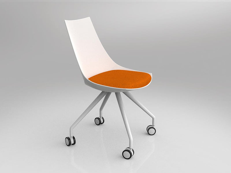 Luna Chair with Castor Base