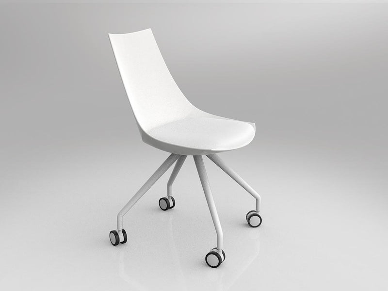 Luna Chair with Castor Base
