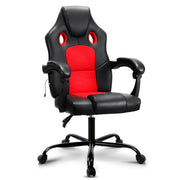 Artiss Khir Massage Gaming Chair - Red
