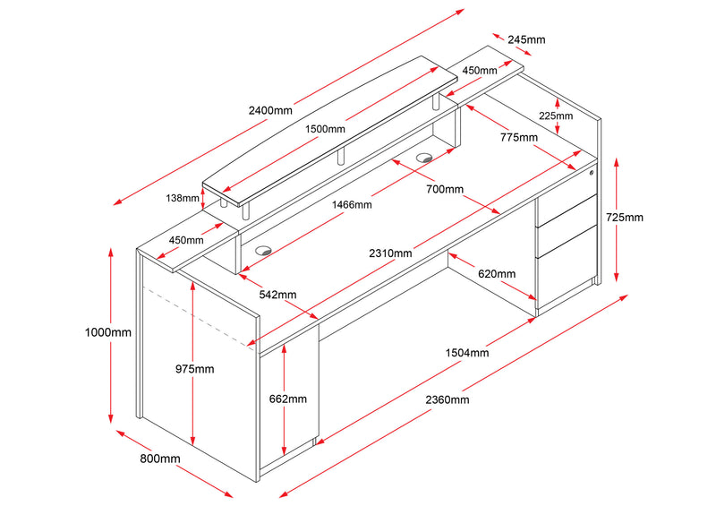 Rapidline Marquee Reception Counter