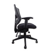 Rapidline Milan Medium Back Ergonomic Mesh Operator Chair