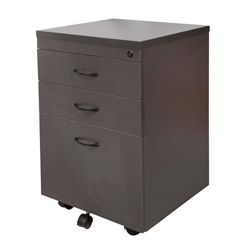 Rapidline Mobile Pedestal 2 Personal Drawers and 1 File Drawer Ironstone