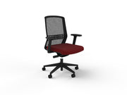 Motion Sync Chair with Lumbar Chili Red Option