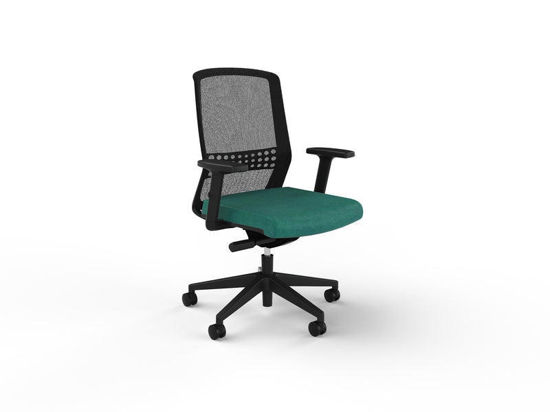 Motion Sync Chair with Lumbar Emerald Green Option