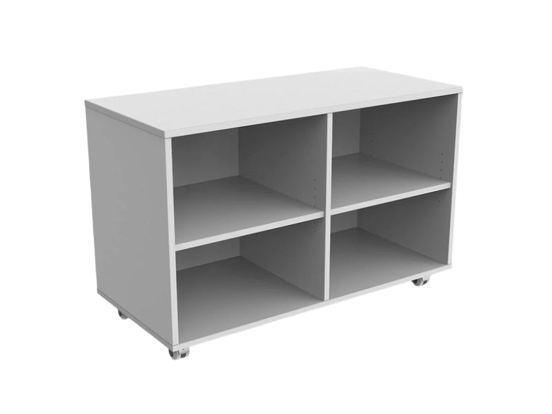 Axis Mobile Caddy Pedestal Open Shelves