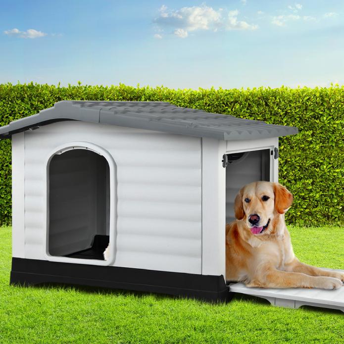 Extra Large Pet Kennel - Grey