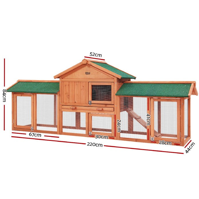 wooden pig hutch dimensions