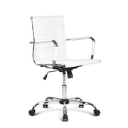Artiss Gaming Office Chair Computer Desk Chair Medium Back White