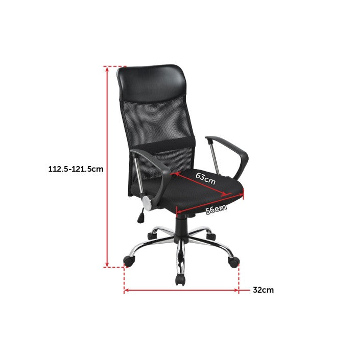 Ergonomic Mesh PU Leather Executive Office Chair