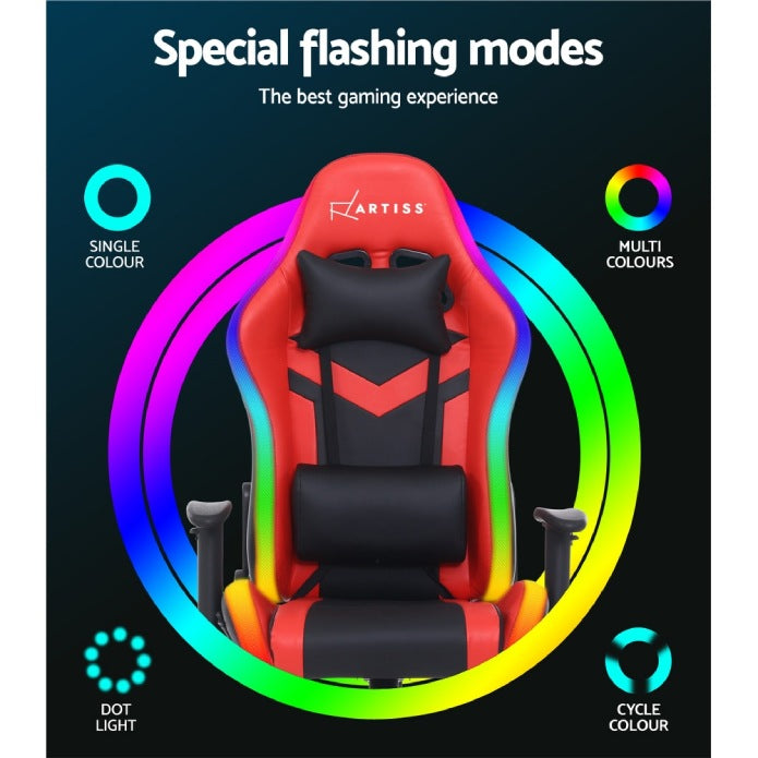 Artiss LED Lights Gaming Office Chair