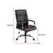 executive padded black chair