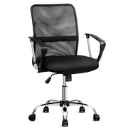Artiss Office Chair Gaming Chair Computer Mesh Chairs Executive Mid Back Black Mesh and foam