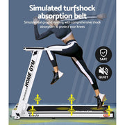 Everfit Electric Treadmill Home Gym Exercise Running Machine Fitness Equipment Compact Fully Foldable 420mm Belt